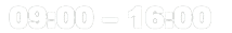 &nbsp;09:00 – 16:00